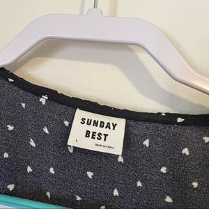 SUNDAY BEST L WRAP RUFFLE DRESS